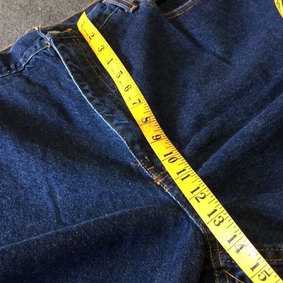 Vintage L A Blues High Waisted Dark Wash Jeans 20 - Picture 7 of 11